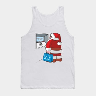 Santa Feels The Pinch Tank Top